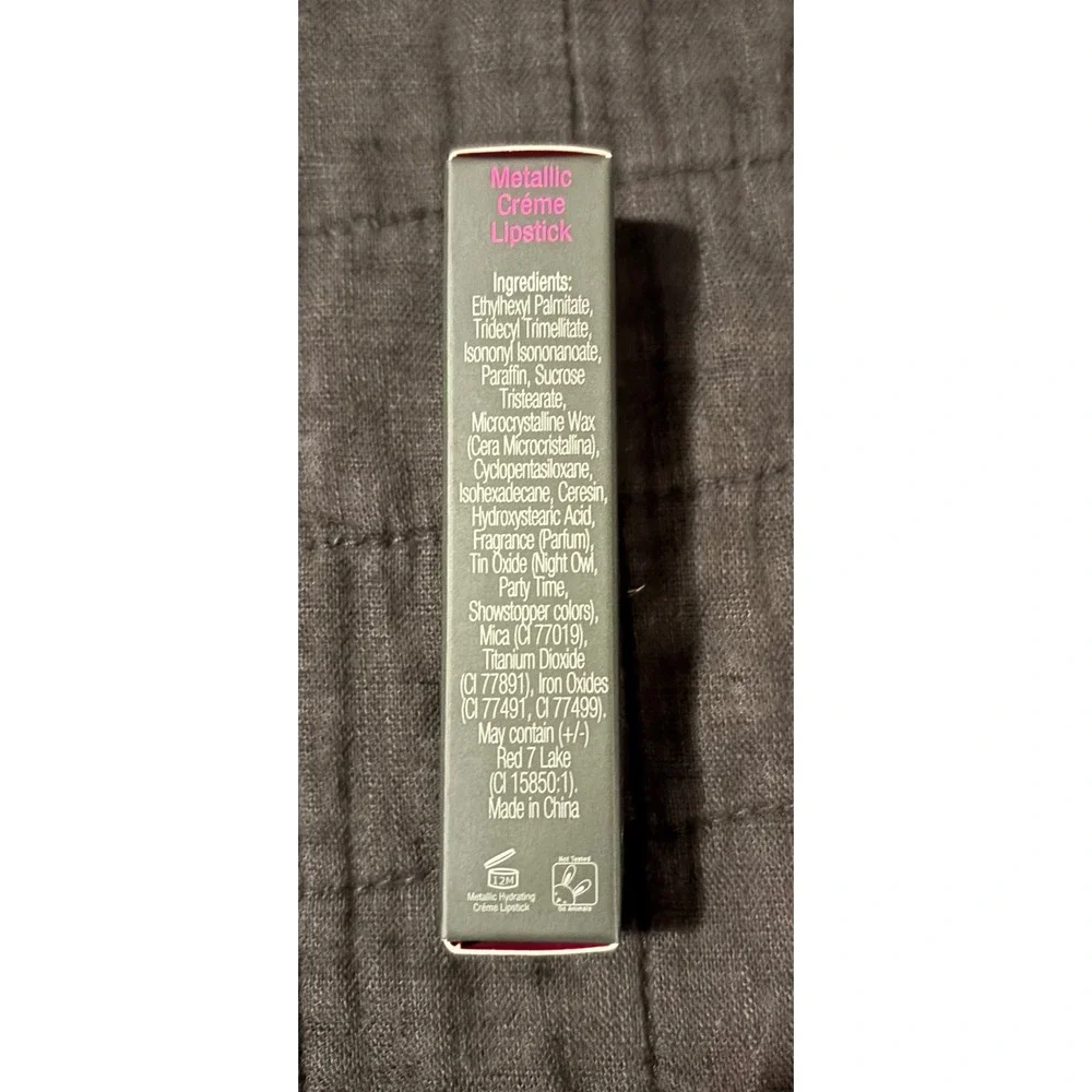 LIQUE Nightowl Metallic‎ Lipstick Plum Berry Sheer to Full Coverage